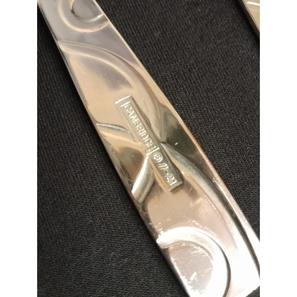 Cambridge Conquest Sand  Serving Spoons Fork Butter Knife Stainless Steel 11-21
